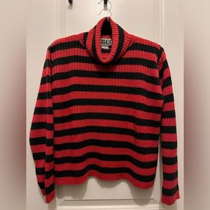 Freddy Krueger - Vintage Striped Turtleneck Sweater | Size L
